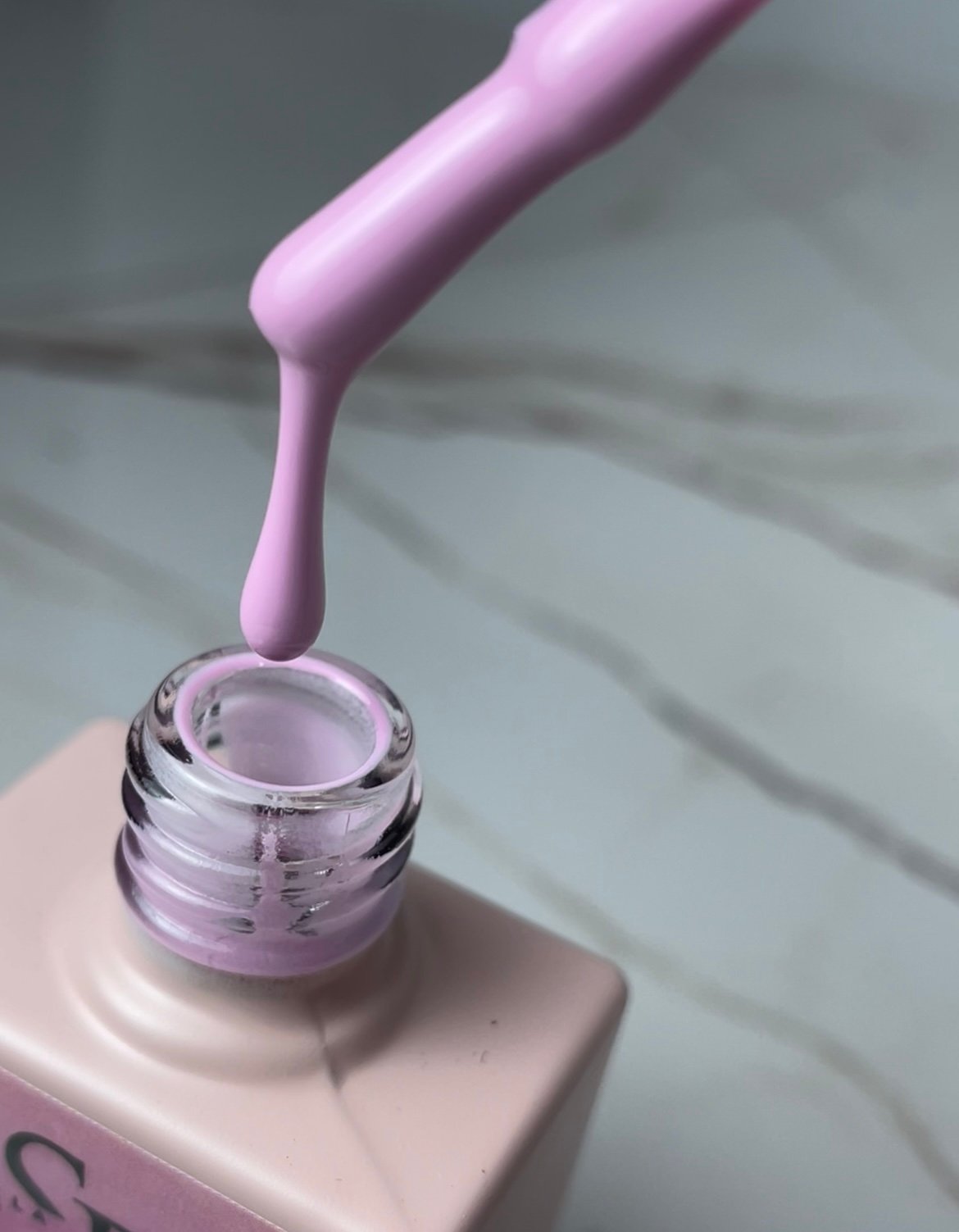 Esmalte rosa, pastel clarito