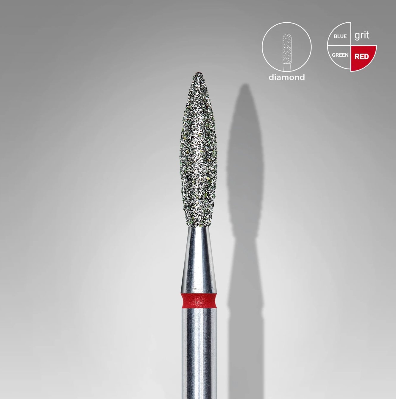 Punta Diamante, De Punta «Llama Afilada» 2.1 Mm fresa