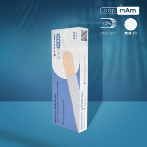 Limas Desechables Blancas Papmam Para Base De Madera EXPERT 22 (25 Pcs)(100)