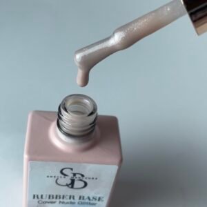 Base Rubber Cover Nude Glitter