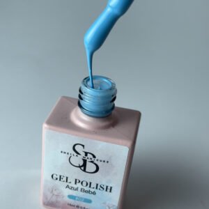 Gel polish azul bebé