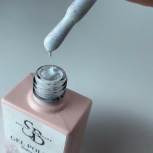 Gel polish baby blue yogurt