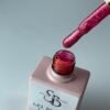 Gel polish fucsia glitter reflectante
