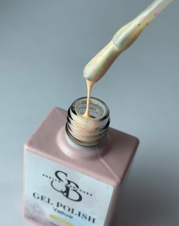 Gel polish yogurt yellow