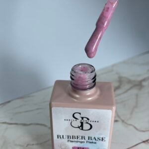 Base Rubber flamingo flake