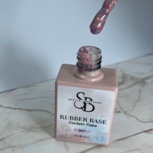 Base Rubber confetti flake