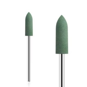 Fresa de silicona verde pulidor