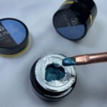 Gel paint azul brilli