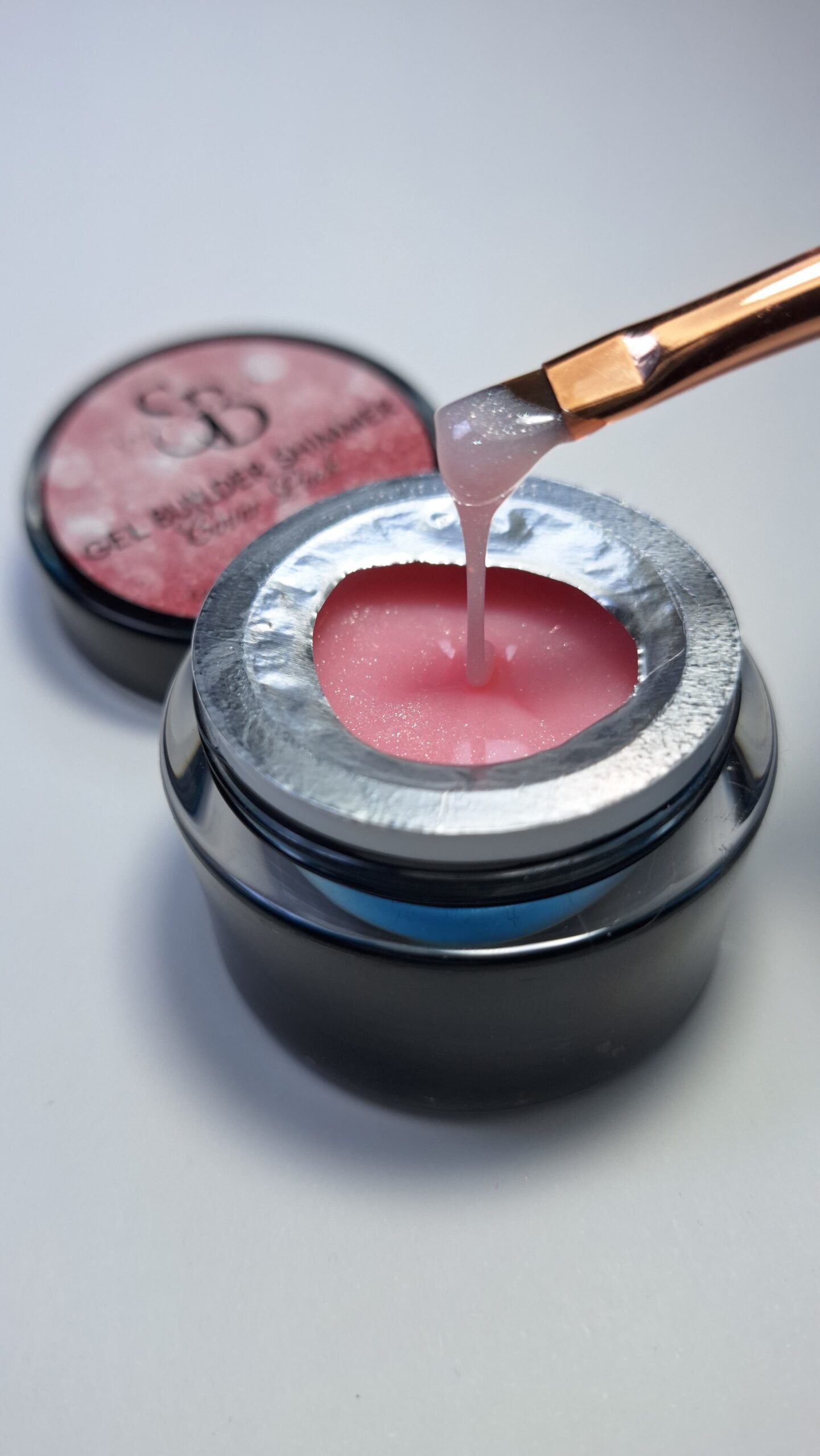 Gel builder cover pink shimmer 30g