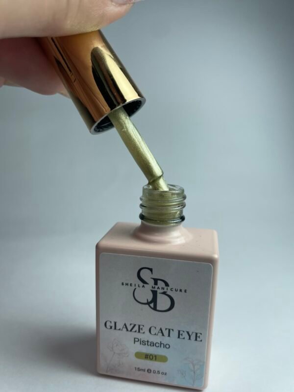 Efecto ojo de gato, pistacho