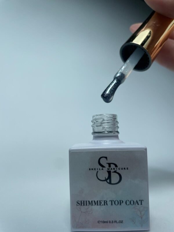 top coat shimmer