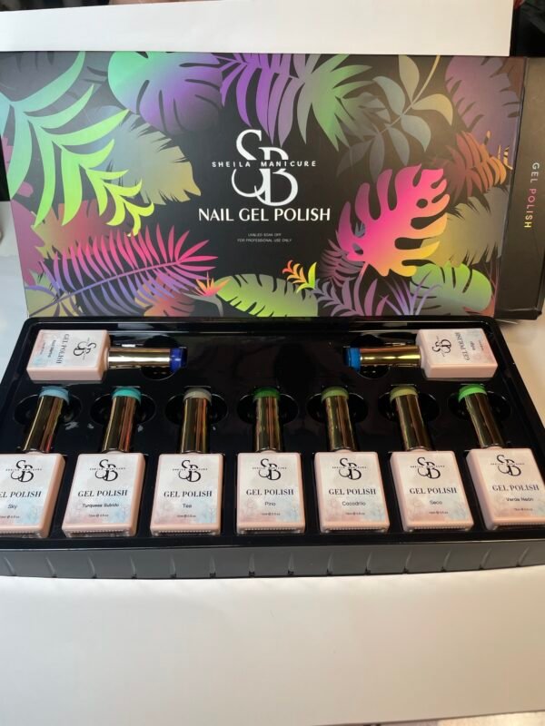 img_4979 Colección de 9 esmaltes azules y verdes