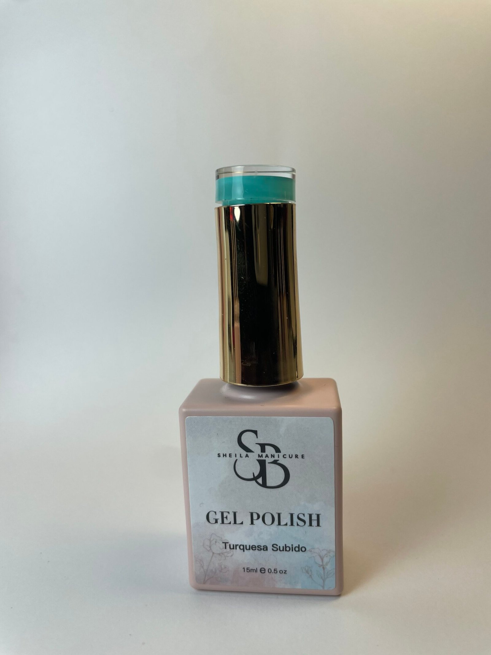 Gel polish turquesa subido - Imagen 2