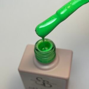 Gel polish verde neón