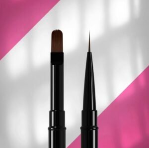 Pincel de manicura de doble cara, 10/11 mm staleks